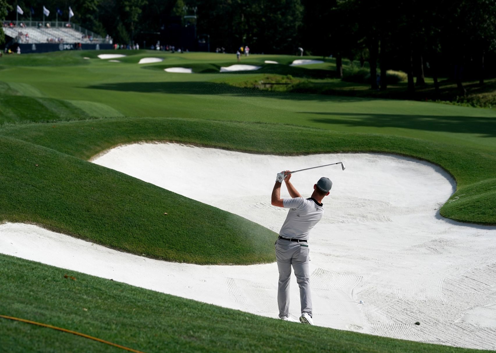 Opening round of the 100th PGA Championship at Bellerive Country Club